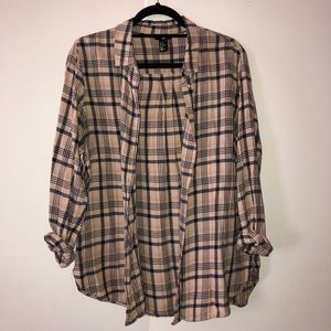 H&M Flannel Button Down Shirt